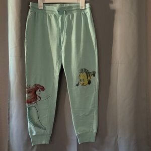 Disney Mint Green Little Mermaid Track Pants